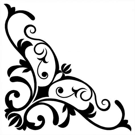 Download Corner Border Clip Art N29 free image