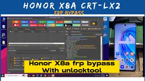 Honor X8A CRT LX2 Frp Bypass With Unlocktool Ibypassnepal YouTube