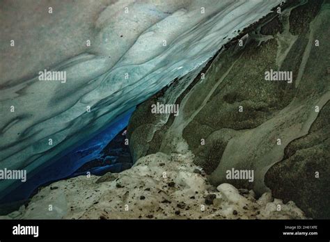 Rhone Glacierin The Ice Of The Glacierglacier Cave Stock Photo Alamy