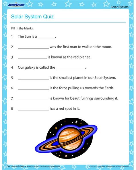 Image De Systeme Solaire Solar System 2nd Grade Worksheets