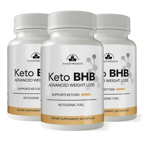 Totally Products Keto Bhb Ketogenic Weight Loss Supplement 800 Mg 60 Capsules