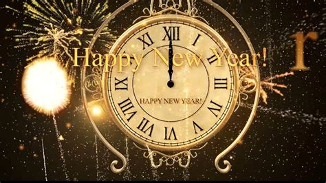 Happy New Year Clock 2020 Original Countdown Timer With Sound Effects