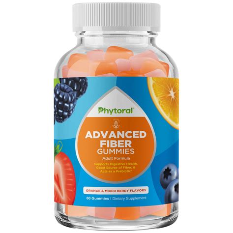 Fiber Gummies For Adults Natural Prebiotic Fiber Supplement