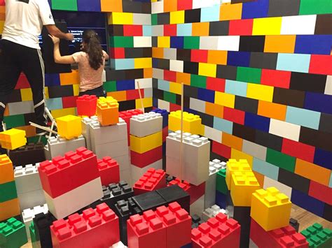 Giant Lego Blocks Arcade Games Racing Simulators Photo Booths