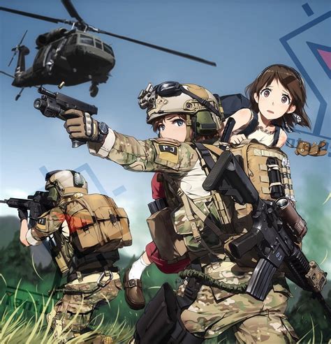 Us Airmen Rescue By Ww2killer On Deviantart Anime Military Anime