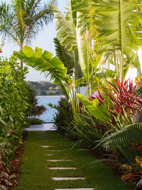 Tropical Hawaii Garden Patio Landscape Ideas Style Tropical