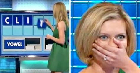 countdown s rachel riley left red faced after realising her very rude letter combination video