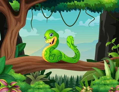 Jungle Snake Vector Art Icons And Graphics For Free Download