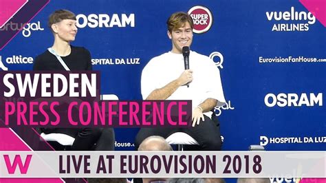 Sweden Press Conference Benjamin Ingrosso Dance You Off Eurovision