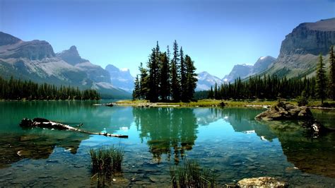 Spirit Island Jasper National Park Wallpapers Wallpaper Cave