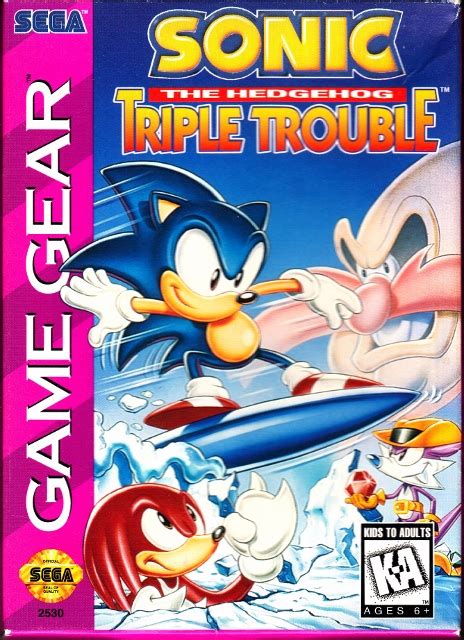 I can't fully express my gratitude for the @sonic_hedgehog crew and community. Sega Game Gear Sonic the Hedgehog Triple Trouble Front ...