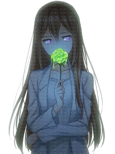 Top 103 Anime Girl Holding A Rose