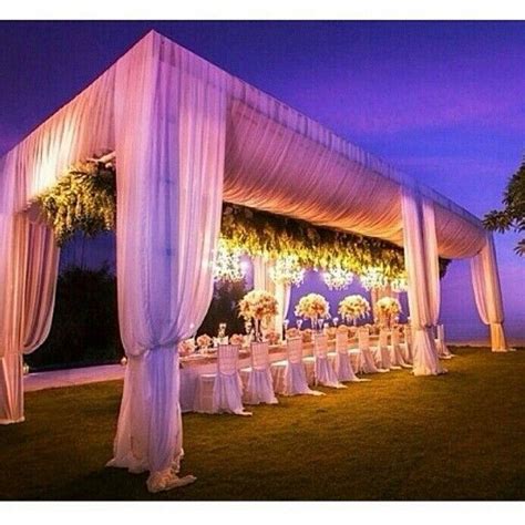Nigerian Wedding : Photo | Outdoor wedding decorations, Outdoor evening