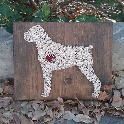 Check out this diy string art dog craft that is super simple to make. Pin on Dog/ puppy string art