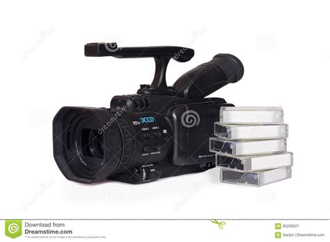 Camcorder Cassette Stock Image Image Of Industry Retrostyled 95209327