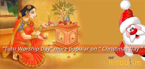 Tulsi Worship Day Gained More Popularity On Christmas 360 Degrees