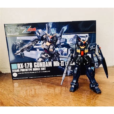 Hguc 1144 Rx 178 Gundam Mk Ii Titans Bandai Spirits Built Shopee