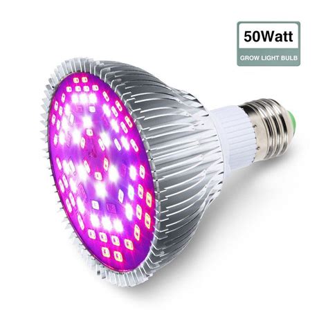 Check spelling or type a new query. Amazon.com : Led Grow Light Bulb 50W, GLIME E27 Grow Plant ...