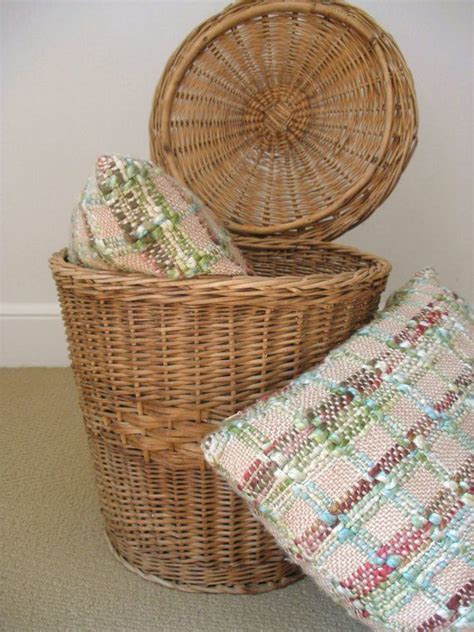 Posted by wendy in laundry accessories, baskets in knowle. Large Lidded Basket | Basket, Wicker basket with lid ...