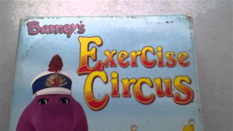Barney Friends The Exercise Circus Vhs 1993 Youtube