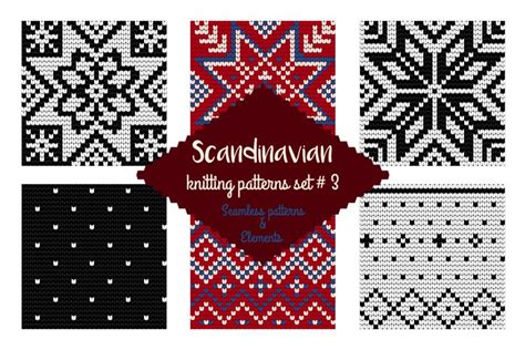 30 Scandinavian Knitting Patterns In Classic Colors 147417 Patterns