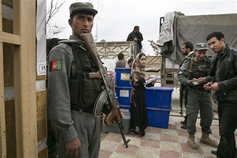 Afghans Head Into Presidential Election Braced For Taliban Attacks Wsj