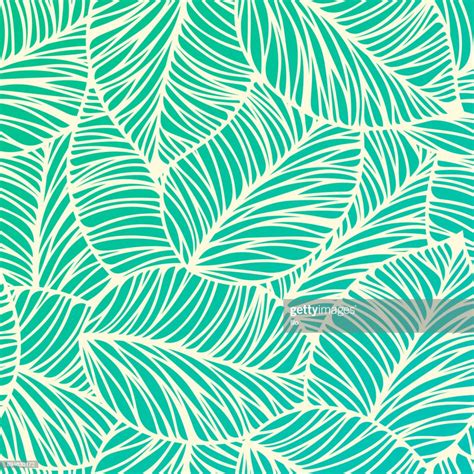 Seamless Tropical Leaf Background High Res Vector Graphic Getty Images