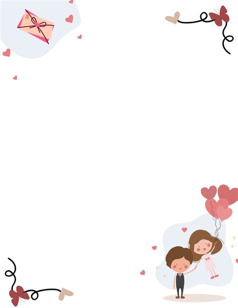 Love Letter Border Template Edit Online And Download Example