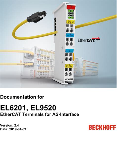 El6201 El9520 Ethercat Terminals For As Interface