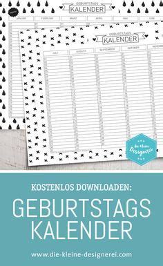 Geburtstagskalender zum Ausdrucken | German teacher ...