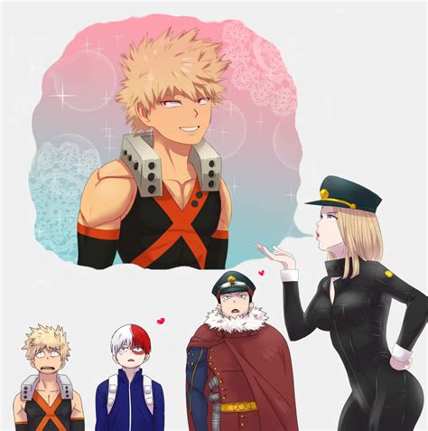 Katsuki Bakugo Shoto Todoroki Inasa Yoarashi Camie Utsushimi My