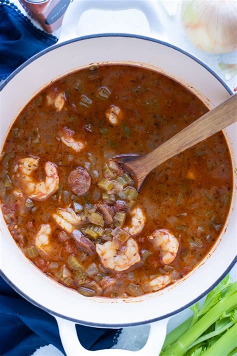 Sausage And Shrimp Gumbo Classic Cajun Recipe Evolving Table