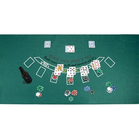 Green Blackjack Table Felt Gaming Table Top For Blackjack Gfel 002
