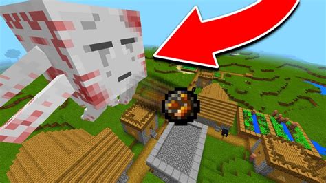 Giant Ghast Appears In My Minecraft World Minecraft Addons Youtube