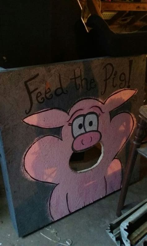 The Feed The Pig Bean Bag Game We Made Fall Carnival Games