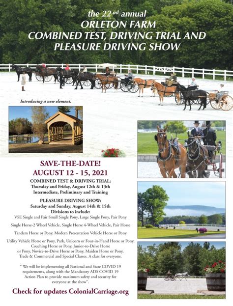 24th Annual Driving Show At Orleton Farm Stockbridge Mass Colonial