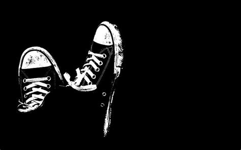 Tons of awesome sneaker art wallpapers to download for free. HD wallpaper: Black and white sneakers, black and white ...