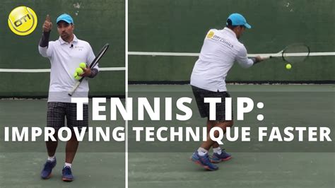 Tennis Tip Improving Technique Faster Youtube