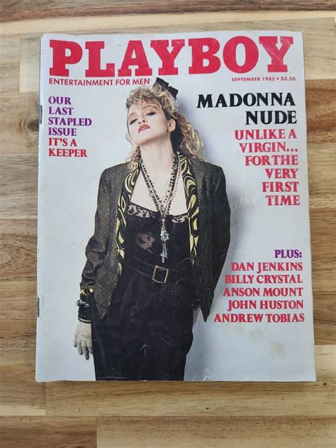 Mavin Playboy Magazine September 1985 Centerfold Intact Madonna