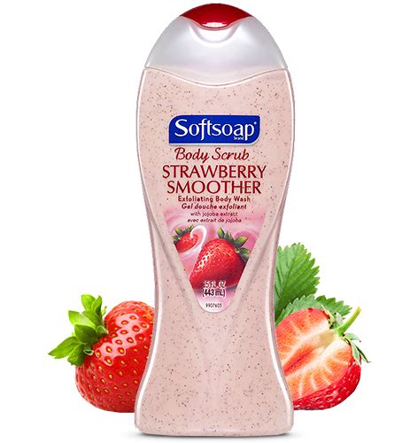 Softsoap Body Scrub Strawberry Smoother Exfoliating Body Wash Reviews 2020