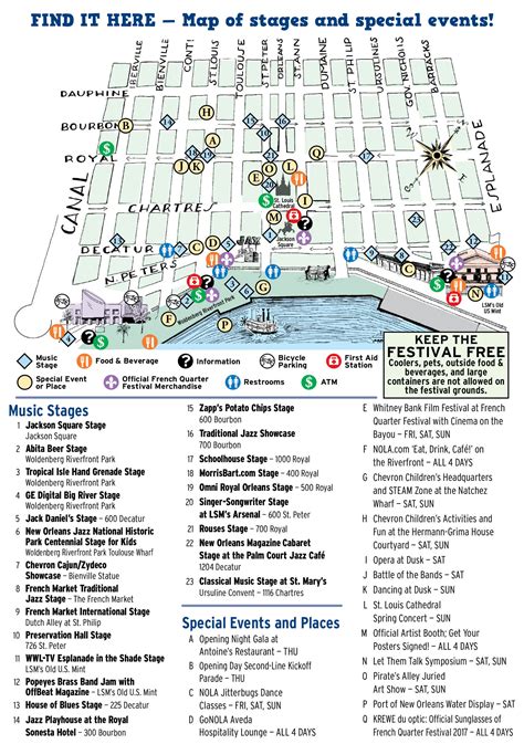 Go back to see more maps of new orleans. French Quarter Festival Returns to New Orleans