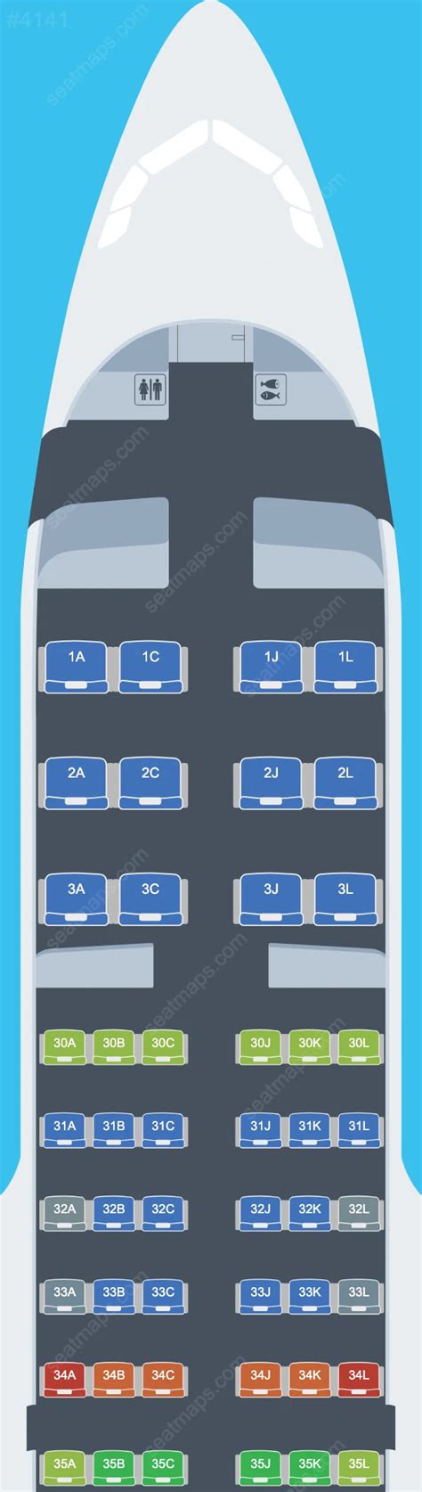 Seat Map Of Airbus A320 Saudia Updated 2024