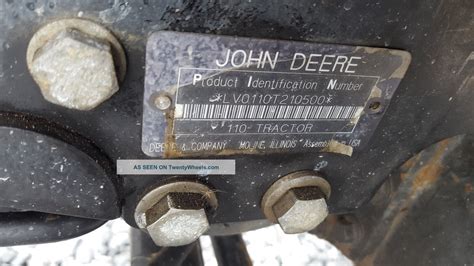 2004 John Deere 110 4x4 Hydro Compact Tractor Loader Backhoe