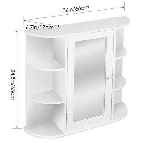 Its rectangular top (with 2 sink holes) is in light grey hues. Buy Cheap Medicine Cabinet White Framed Mirror Door Wall ...