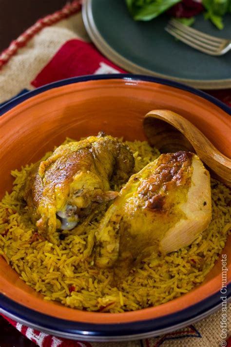Place the chicken in a large stock pot, cover with cold water by 1 inch (2 cm), and season with salt to taste. Chicken Kabsa | Saudi Style Chicken and Rice - Coffee and ...
