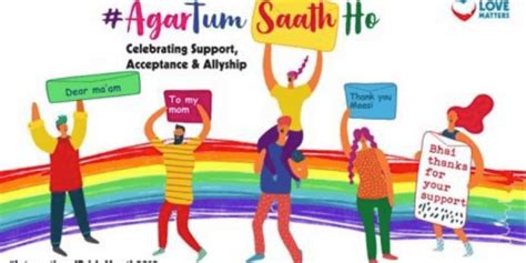 Love Matters India Launches Campaign Agartumsaathho Celebrating Support Acceptance And