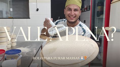 Rolo Para Furar Massa De Pizza