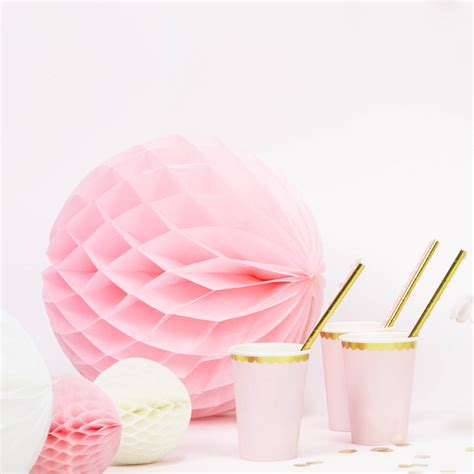 Pink Honeycomb Party Decorations By Postbox Party