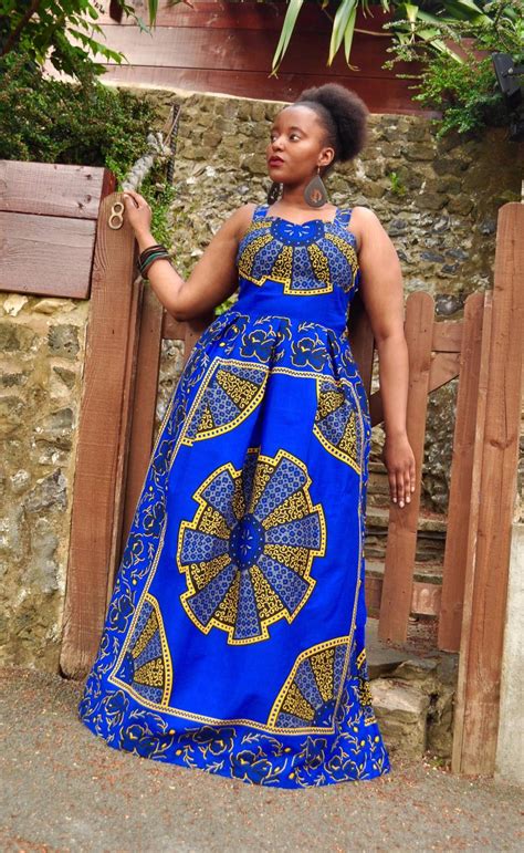 Yumzaa Maxi Dress Etsy African Print Dress Designs Maxi Dress