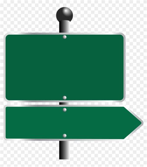 Blank Road Signs Clipart Collection For Road Sign Direction Street